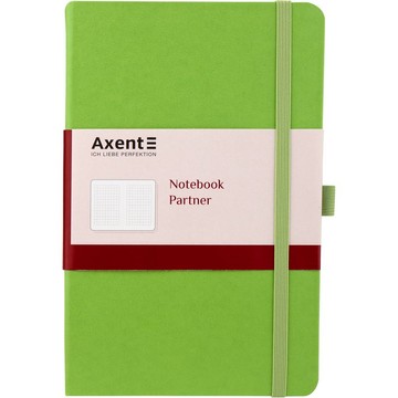 Книга записная Axent Partner A5-, 125x195 мм, 96 листов, клетка, твердая обложка
