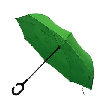 Зонт-трость WONDER, обратное складывание, механический 45450 зеленый 45450-9 фото