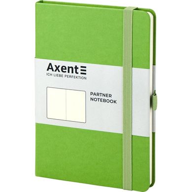 Книга записная Axent Partner В6, 125х195мм, 96 листов, твердая обложка, салатовая 8307-09-A фото