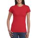 Женская футболка SoftStyle 153, красная 64000L-199C-S фото