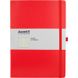 Книга записна Axent Partner A4, 100 аркушів, клітинка, тверда обкладинка, червона 8203-06-A фото