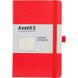 Книга записная Axent Partner В6, 125х195мм, 96 листов, твердая обложка, красная 8307-05-A фото