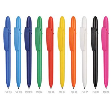 Авторучка пластиковая Viva Pens Fill Solid, белая FS07-0104 фото
