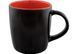 Чашка керамічна Optima Promo TEONA 350мл, чорно-червона O52049-03 фото