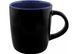 Чашка керамическая Optima Promo TEONA 350мл, черно-синяя O52049-02 фото