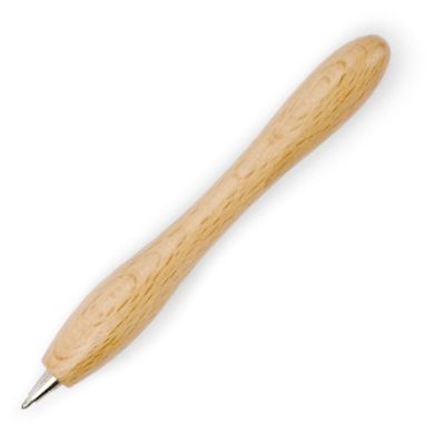 Эко-ручка шариковая деревянная с прозрачным колпачком V1337-17-AXL фото