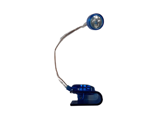 Ліхтарик-прищіпка з еластичним дротом синій 21079-ТМ-REA фото