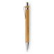 Бамбукова ручка з металевим оздобленням V1336-17-AXL фото 1