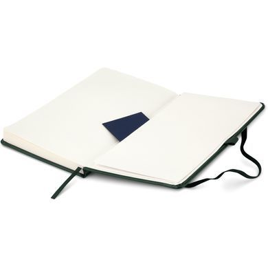 Книга записна Partner Lux, В6, 125*195, 96 аркушів, клітинка, тверда обкладинка, зелена 8202-04-A фото