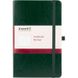 Книга записна Axent Partner Lux 8202, В6, 125x195 мм, 96 аркушів, клітинка, тверда обкладинка, зелена 8202-04-A фото