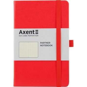 Книга записна Partner, 125*195, 96арк, крап, червона 8306-05-A фото