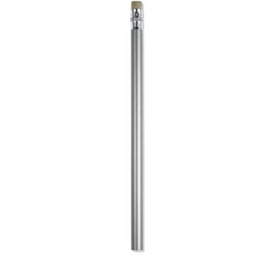 Олівець простий з гумкою KC2494-40 (сріблястий) KC2494-14 фото