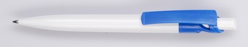 Авторучка пластиковая Viva Pens Maxx white, синяя MWH1A-0104 фото