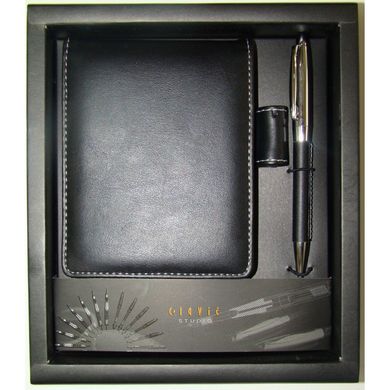 Набор подарочный (ручка и блокнот с обложкой кожзам) в подарочной футляре V1079-03-AXL V1079-03-AXL фото