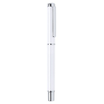 Ручка-роллер пластиковая V1832, белая V1832-02-AXL фото