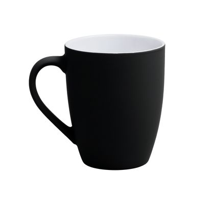 Чашка керамическая с матовым покрытием 320 мл, черная 5508-08 фото