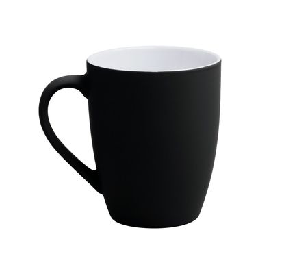 Чашка керамическая с матовым покрытием 320 мл, черная 5508-08 фото